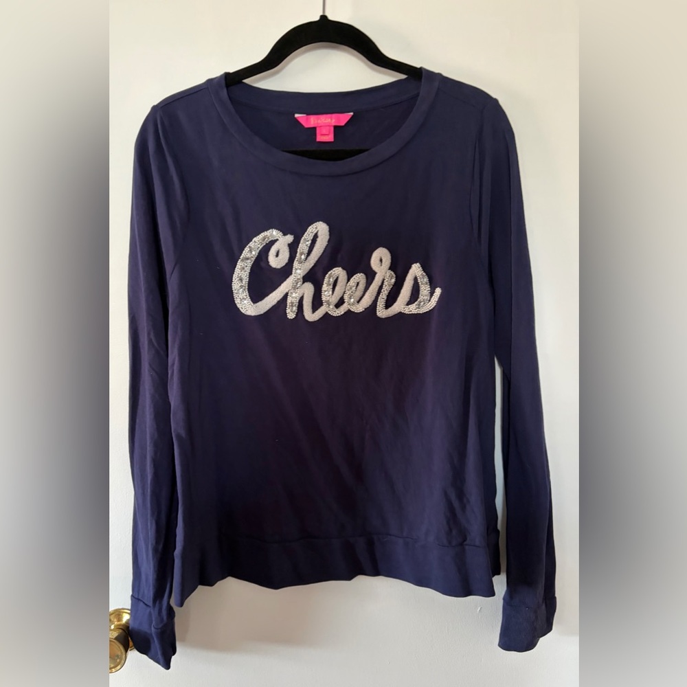 EUC Lilly Pulitzer Cheers Sweatshirt - Large
